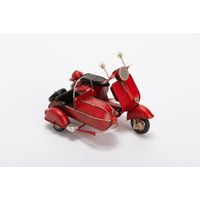 statuette side-car rouge - Visuel 0