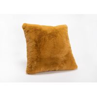 COUSSIN LUXE camel 50x50cm - Visuel 0