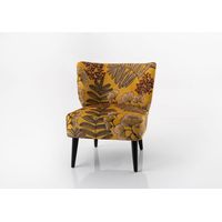 Fauteuil cocktail Victoria moutarde - Visuel 0