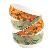 coffret 4 bols Sous-bois 30 cl - Visuel 0