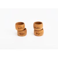 Set de 4 ronds de serviettes - Visuel 0