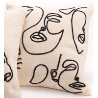 Coussin visage - Visage 40 x 40 cm - Visuel 1