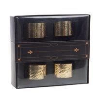 Set de 6 ronds de serviette Mots D 3cm - Visuel 0