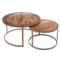 Tables basses plateau bois - Visuel 0
