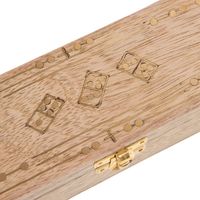 Boite Dominos en bois clair - Visuel 1