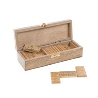 Boite Dominos en bois clair - Visuel 2