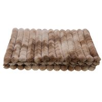 Plaid Sharpei beige 130x170 cm - Visuel 0
