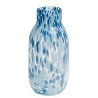 Vase Izak bleu ciek H28cm - Visuel 0