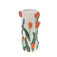 Vase Tulipe orange - Visuel 0