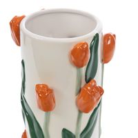 Vase Tulipe orange - Visuel 1