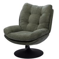 Fauteuil Magnum vert pied noir - Visuel 0