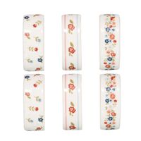 Coffret de 6 ronds de serviette Juliette - Visuel 1