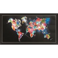 Toile mappemonde - Visuel 0