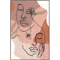 Toile encandrée 2 visages 60 x 90 cm - Visuel 1