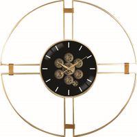 Horloge à engrenages or - Visuel 0