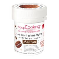 Colorant alimentaire en poudre marron - Visuel 0