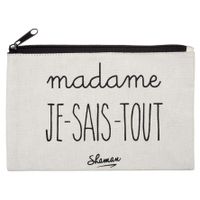 Trousse à maquillage "MADAME JE SAIS TOUT" - Visuel 0
