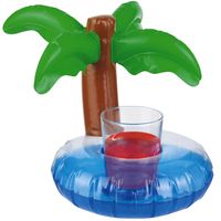 Porte-boisson gonflable Palmier - Visuel 1