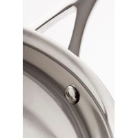 Poêle acier inoxydable 24cm - Visuel 1
