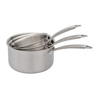 Lot 3 casseroles inox 16, 18 et 20cm - Visuel 0