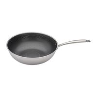Wok Céramique Inox 30cm - Visuel 0