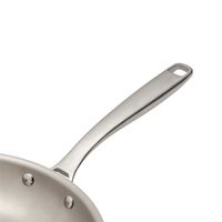 Wok Inox Triply 28 cm - Visuel 2