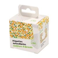 Etiquettes adhésives Abricots x 100 - Visuel 0