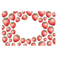 Etiquettes adhésives Fraises x 100 - Visuel 1