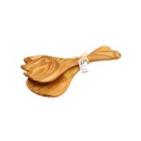 Couverts à salade en olivier 26 cm - Visuel 0