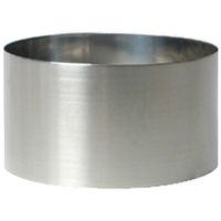 Cercle à mousse en inox 10 cm - Visuel 0