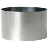 Cercle à mousse en inox 7,5 cm - Visuel 0