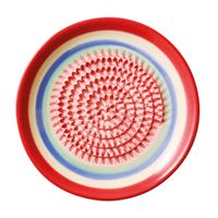Assiette à râper rouge - Visuel 0