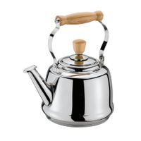 Bouilloire inox et bois 2,5 L - Visuel 0