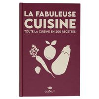 LIVRE "200 RECETTES DE LA FABULEUSE POÊLE" BORDEAUX - Visuel 0