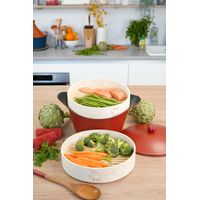 Panier vapeur bambou 24 cm - Visuel 0