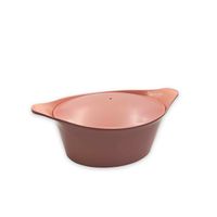 Cocotte ovale 33 cm guimauve - Visuel 1