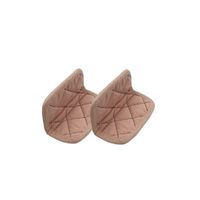 Paire de maniques en coton rose - Visuel 0
