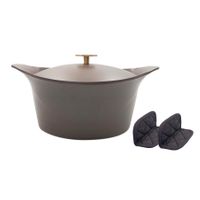 Cocotte 24 cm taupe - Visuel 1