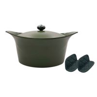 Cocotte 24 cm vert - Visuel 2