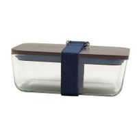 Lunchbox "ma boite naturelle" bleu foncé - Visuel 1