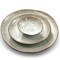 Assiette plate Shadow NACRE 28cm - Visuel 2