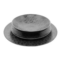 ASSIETTE PLATE BLACK JAPAN - Visuel 2