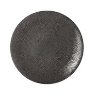 Assiette plate STONE grise - Visuel 0