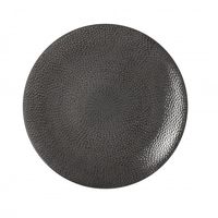 Assiette plate STONE grise - Visuel 1