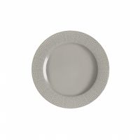 Assiette dessert GRAIN DE MALICE gris - Visuel 1