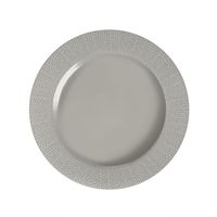 Assiette plate GRAIN DE MALICE gris - Visuel 2