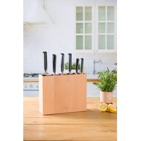 Bloc couteaux rectangulaire en hêtre - Visuel 0