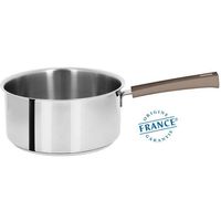 Casserole inox Mutine fixe Taupe 18cm - Visuel 1