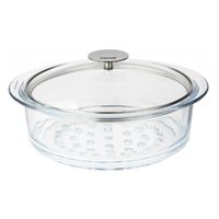 Cuit-vapeur en verre 20cm - Visuel 0