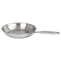 POELE 24 CM INOX CASTEL PRO 5 PLY - Visuel 1